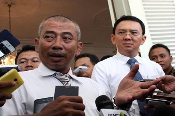 Wali Kota Bekasi Rahmat Effendi dan Gubernur DKI Jakarta Basuki Tjahaja Purnama - Antara