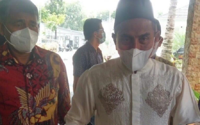 Gubernur Sumatra Utara Edy Rahmayadi di rumah dinasnya, Medan, Jumat (14/1/2022).  - Bisnis/Nanda Fahriza Batubara