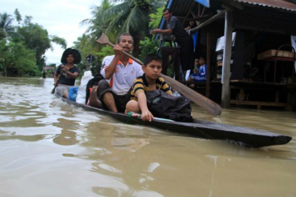 Banjir di Aceh - Antara