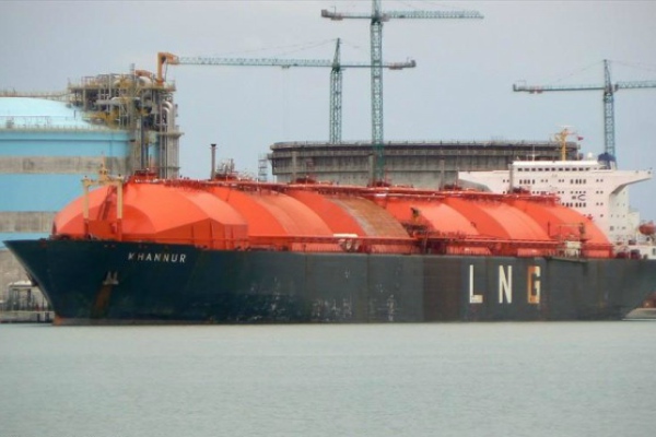 Ilustrasi kapal pengangkut LNG. - Istimewa
