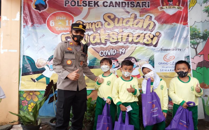Merayakan hari jadi ke/24, Grand Candi Hotel Semarang menyelenggarakan serangakaian acara, salah satunya mendukung vaksinasi anak usia 6//12 tahun.