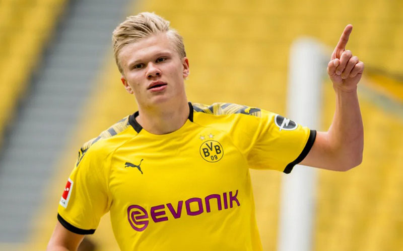 Striker Borussia Dortmund Erling Haaland - Bundesliga.com