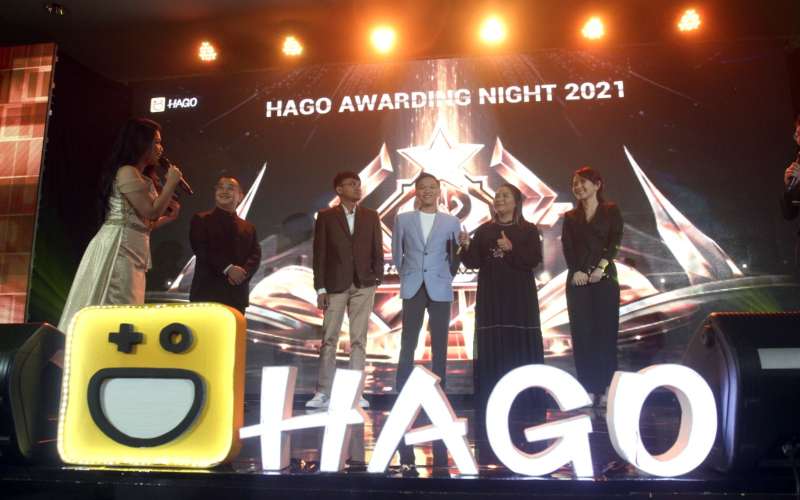 Hago Awarding Night 2021 sebagai bentuk apresiasi kepada kepada seluruh pengguna HAGO yang telah berpatisipasi dalam Starlight Match. - istimewa