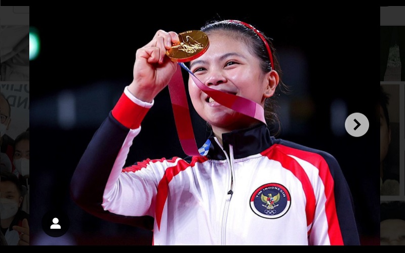 Greysia Polii, atlet bulu tangkis peraih medali emas Olimpiade Tokyo - IG Greysia Polii