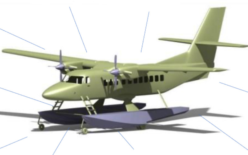 Pesawat N219 Amphibi ditarget uji terbang sebelum 2023. Kehadiran pesawat ini akan membuktikan kemampuan Indonesia dalam membuat pesawat amphibi.  - BPPT