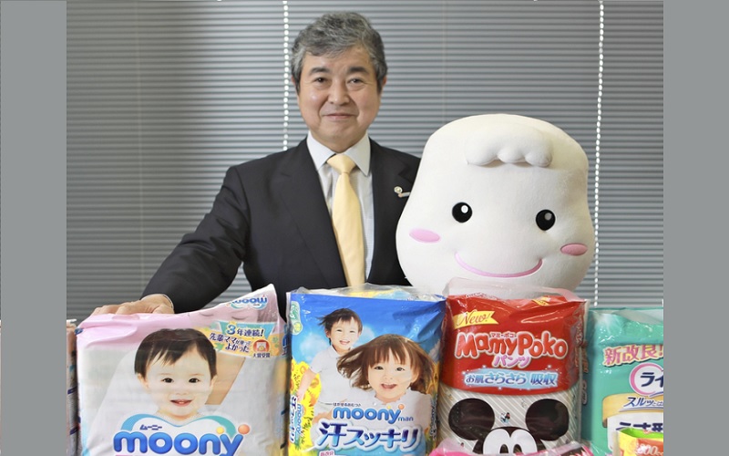 CEO Uni Charm Keiichiro Takahara, pebisnis pembalut dan popok bayi terbesar di dunia - Inkl