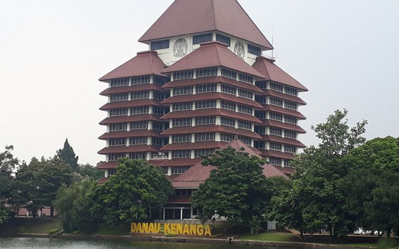 Gedung Rektorat Universitas Indonesia. - Antara/Feru Lantara