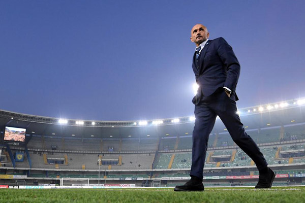 Pelatih Napoli, Luciano Spalletti - Reuters/Alberto Lingria