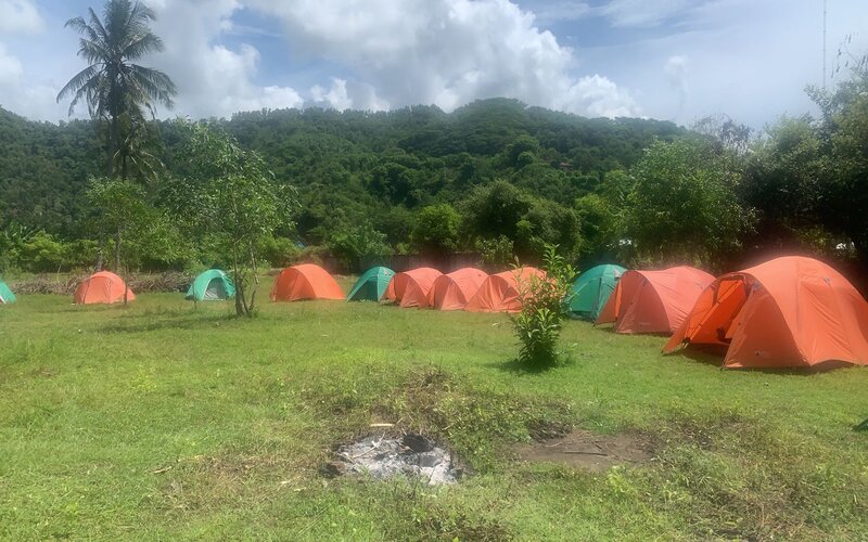Lokasi Camping Ground di Kawasan Mandalika.