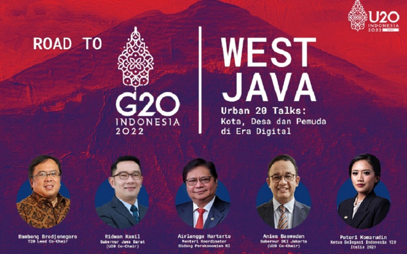 Special Talkshow Road To G20 in West Java mengenai Kota, Desa dan Pemuda di Era Digital