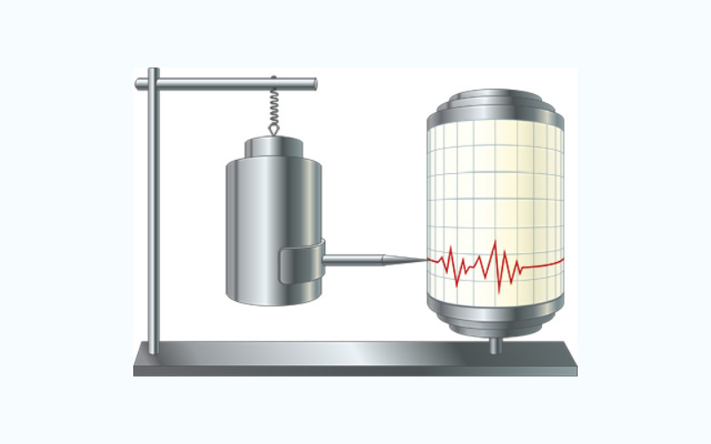 Seismometer adalah alat atau sensor getaran, yang biasanya dipergunakan untuk mendeteksi gempa bumi atau getaran pada permukaan tanah.   - seis/insight.eu