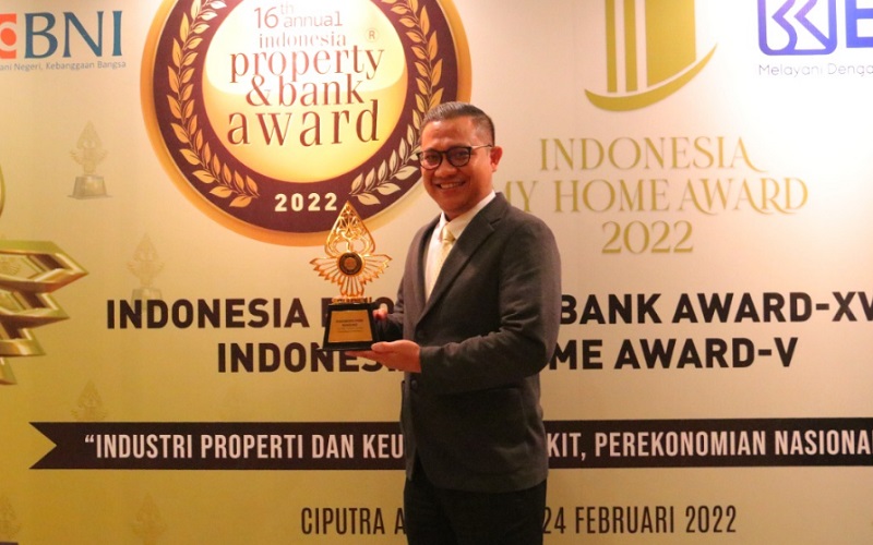 Podomoro Park menyabet penghargaan The Best Housing Facilities Home Resort in Bandung. - Istimewa