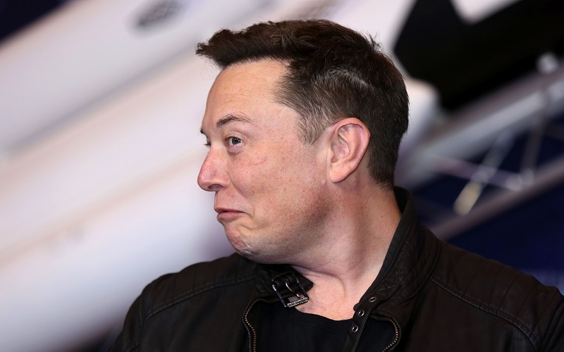 Elon Musk, pendiri SpaceX dan chief executive officer Tesla Inc., saat tiba di acara penghargaan Axel Springer di Berlin, Jerman, belum lama ini - Bloomberg