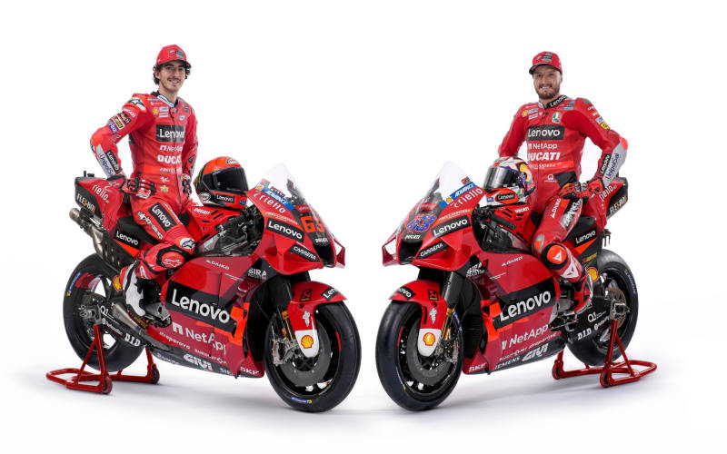 Tim Ducati di balapan MotoGP 2022 yang diisi Franscesco Bagnaia dan Jack Miller - Twitter Ducati