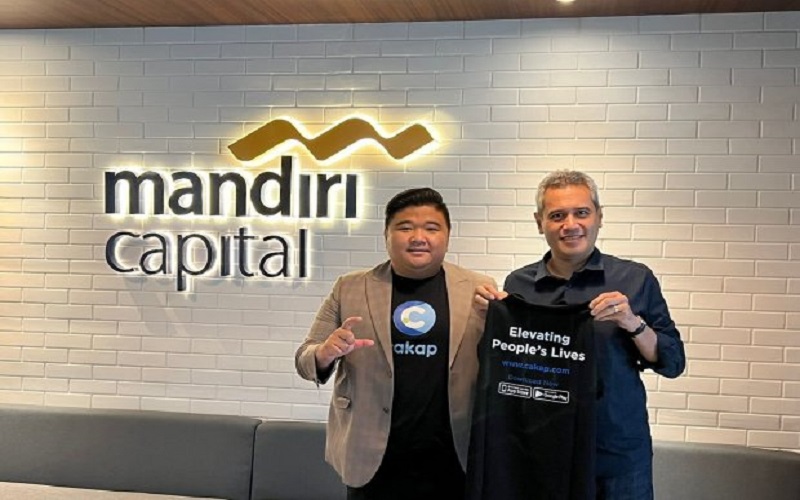 CEO Cakap Tomy Yunus dan CEO Mandiri Capital Indonesia Eddi Danusaputro - Dok.Cakap.