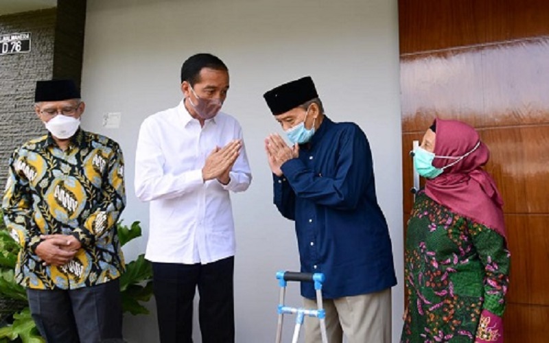 Presiden Jokowi kunjungi rumah Buya Syafii Maarif - Setkab