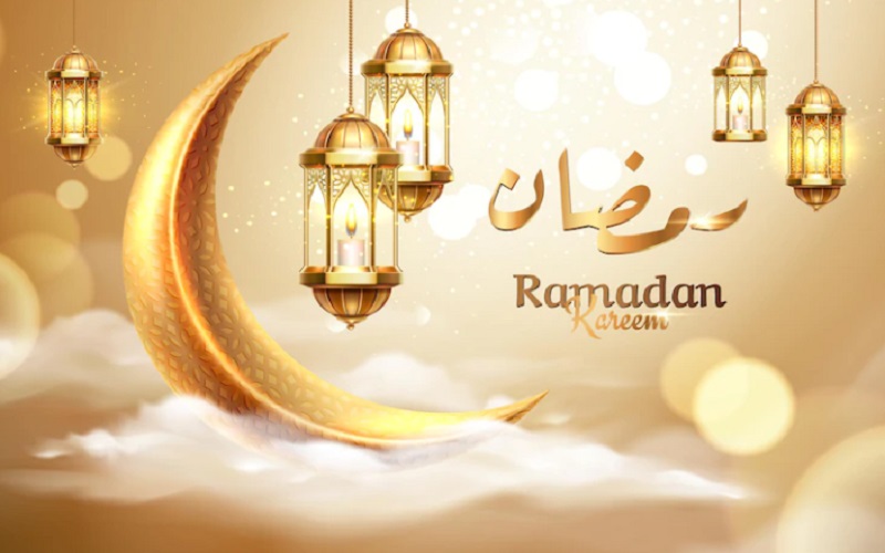 Ilustrasi ucapan selamat menunaikan ibadah puasa Ramadan - Freepik 