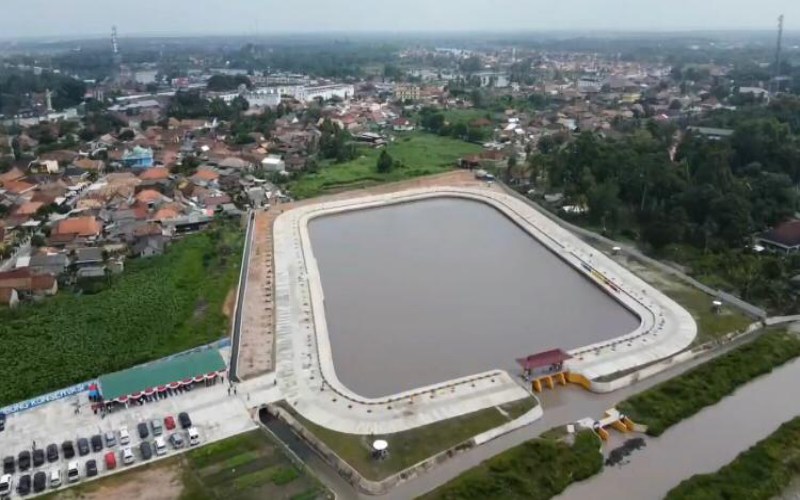 Embung konservasi untuk cegah banjir dan kekeringan di Kabupaten Ogan Komering Ilir (OKI), Sumatra Selatan. - ilutrasi foto