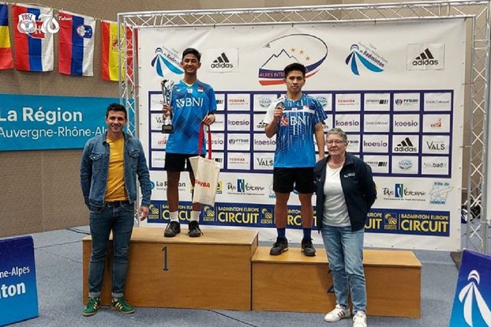Pebulu tangkis Indonesia juara Alpes International U-19 2022  -  Badminton.ina