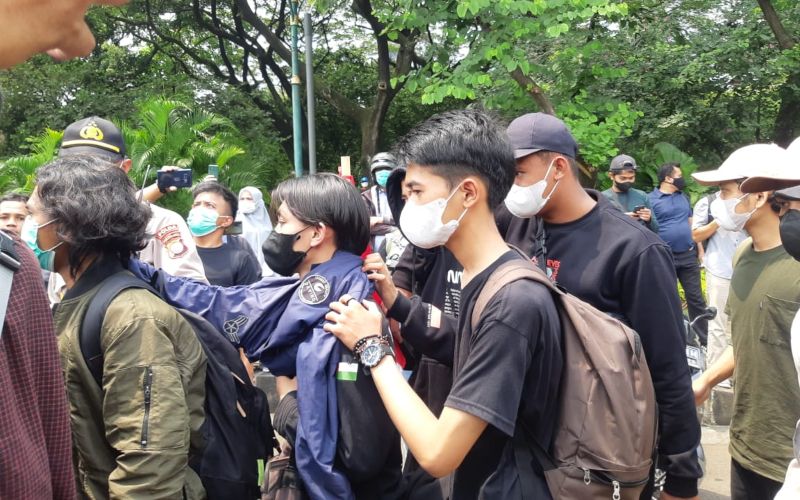 Polisi Amankan Sejumlah Pelajar Asal Tangerang yang Mau Ikut Demo 11 April