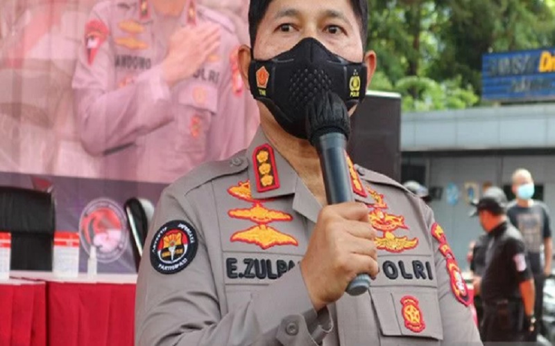 Kepala Bidang Humas Polda Metro Jaya Kombes Pol Endra Zulpan di Jakarta, Rabu (9/2/2022). - Antara