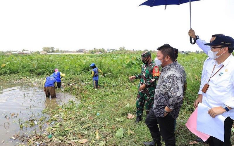 Atasi Banjir Palembang, Gubernur Sumsel Dukung Pembangunan Kolam Retensi