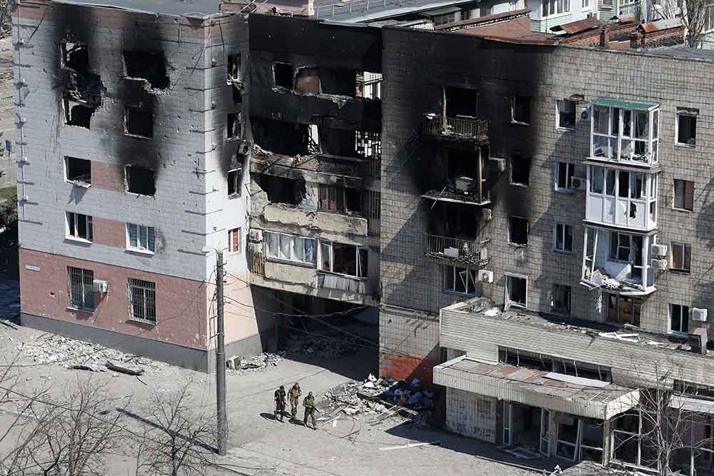 UPDATE Perang Ukraina Vs Rusia: Terkepung di Mariupol, Pasukan Ukraina Pantang Menyerah