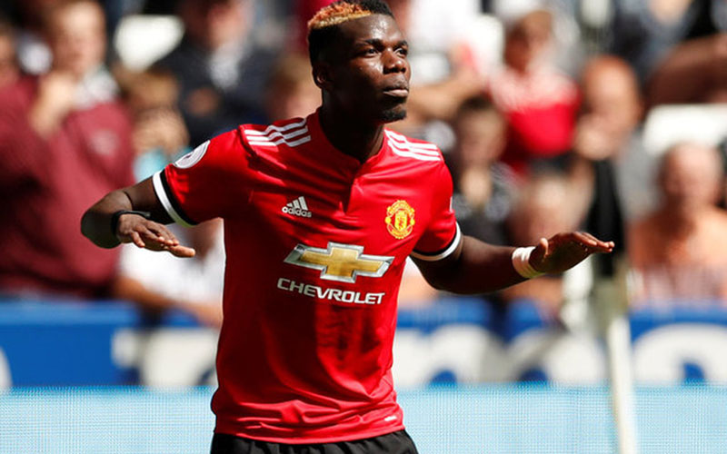 Gelandang Manchester United Paul Pogba/Reuters - Andrew Boyers