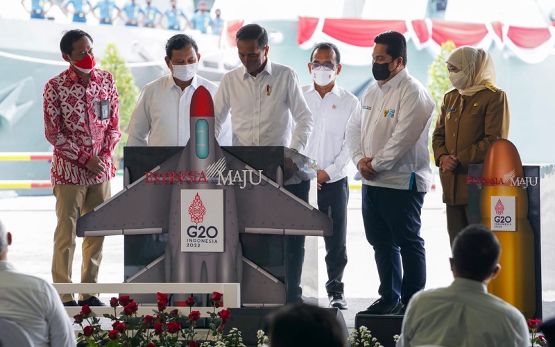 Presiden Joko Widodo meresmikan Pabrik Elemented Detonator milik PT Dahana