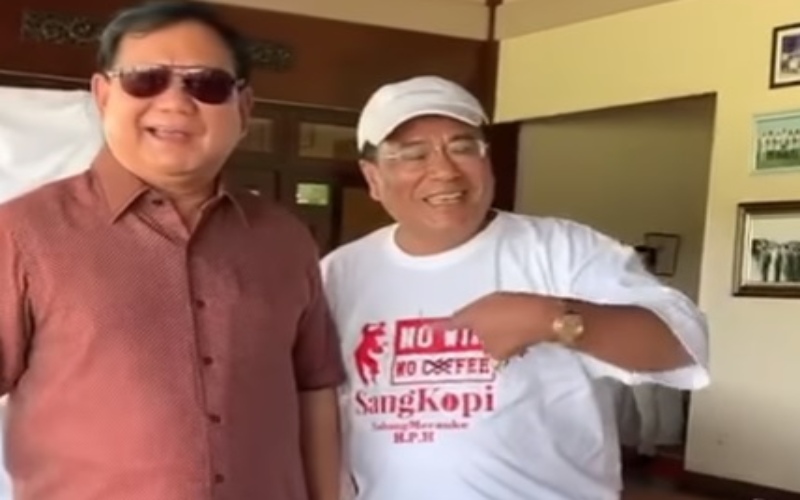 Menteri Pertahanan Prabowo Subianto dan pengacara Hotman Paris Hutapea. JIBI - Bisnis/Nancy Junita @hotmanparisofficial