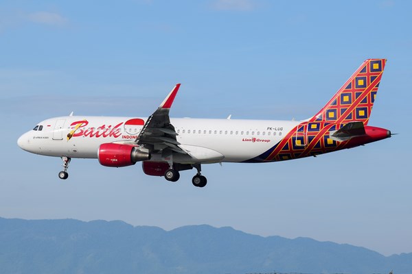 Batik Air dengan tipe pesawat Airbus 320-200CEO. - Batik Air / Marthunis