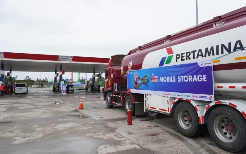 Truk tangki mobile storage di Pertamina Jawa Bagian Tengah.  - Dok. Pertamina
