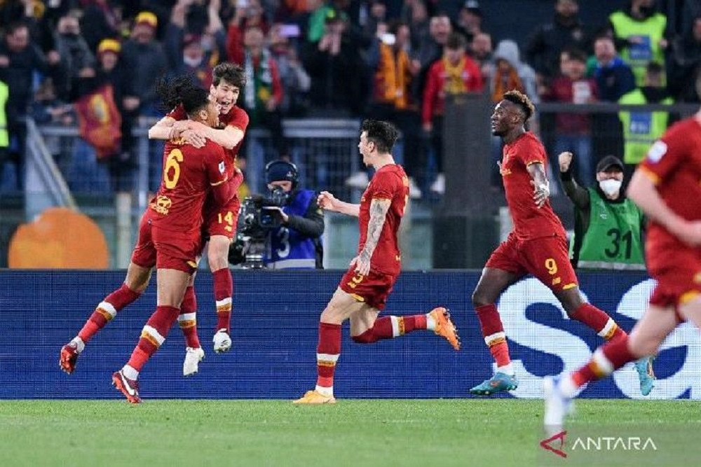 Hasil AS Roma vs Salernitana  -  Antara/Reuters