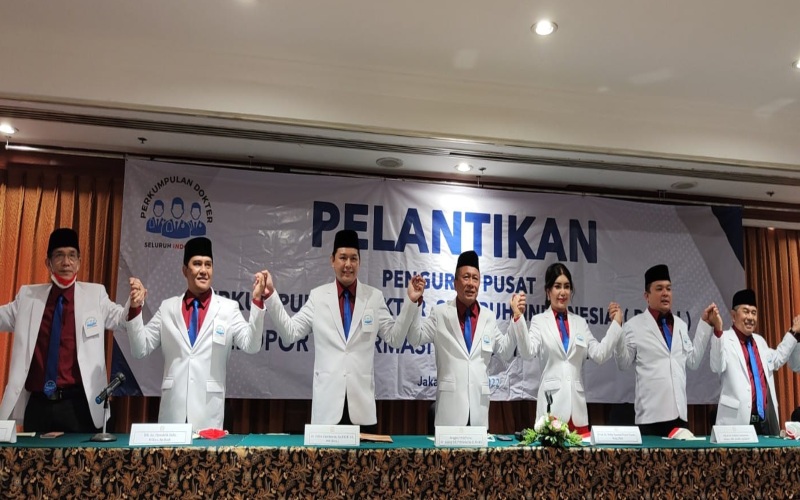 Deklarasi Perkumpulan Dokter Seluruh Indonesia (PDSI) di Jakarta, Rabu (27/4/2022). - Istimewa