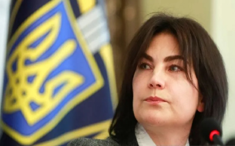 Jaksa Agung Ukraina Iryna Venediktova menghadiri jumpa pers di Kiev, Ukraina, 11 Mei 2021 - Antara/Reuters