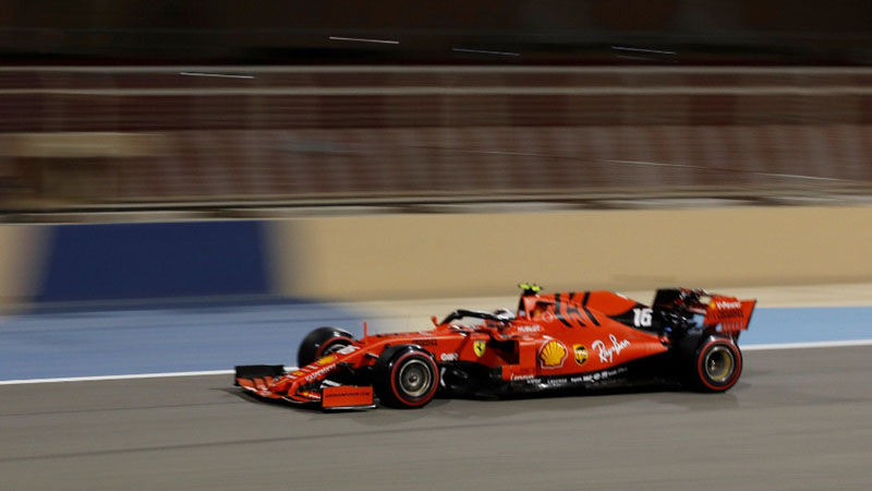 Pembalap Scuderia Ferrari Charles Leclerc - Reuters/Thaier Al/Sudani