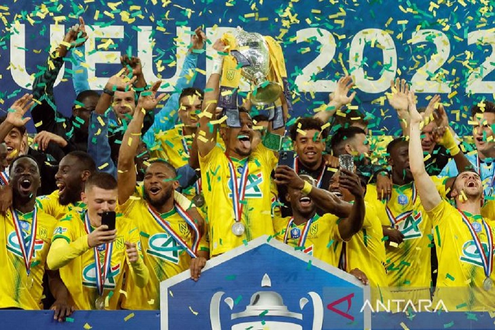 Nantes juara Piala Prancis 2022  -  Antara/Reuters