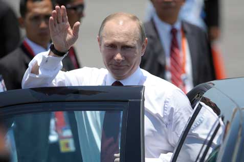 Presiden Rusia Vladimir Putin. - Ilustrasi