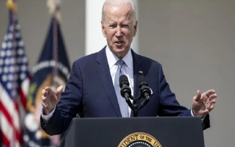 Presiden Amerika Serikat (AS) Joe Biden menghadiri sebuah acara tentang memerangi kejahatan 