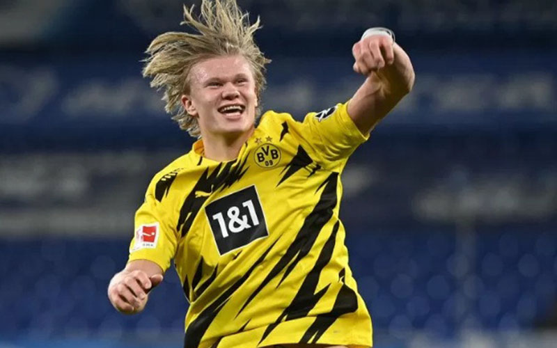Striker Borussia Dortmund Erling Haaland./Antara - Reuters