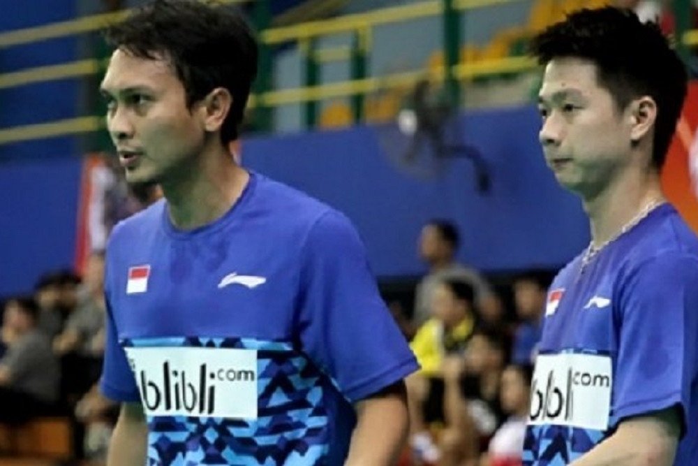 Hasil Mohamad Ahsan/Kevin Sanjaya di Piala Thomas 2022 - BadmintonIndonesia