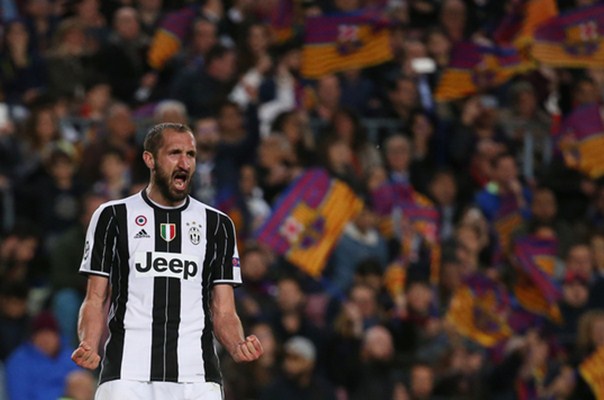 Bek Juventus, Giorgio Chiellini - Reuters