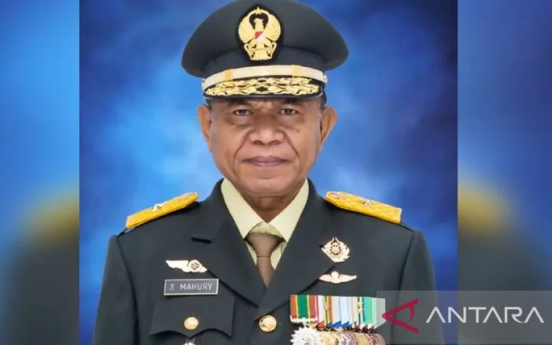 Kepala Staf Kodam (Kasdam) XVI/Pattimura Brigjen TNI Stepanus Mahury meninggal di RS Siloam, Kota Ambon pada Sabtu (14/5) petang pukul 17.47 WIT. - Pendam XVI/Pattimura