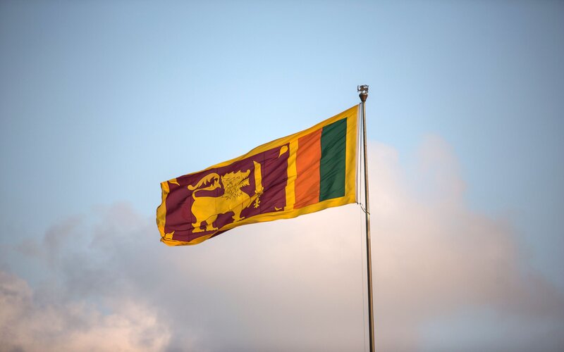 Bendera nasional Sri Lankan -  Bloomberg/Taylor Weidman