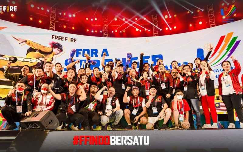 Tim esports Indonesia nomor Free Fire berhasil bawa pulang medali emas dan perak pada SEA Games 2022 - Instagram