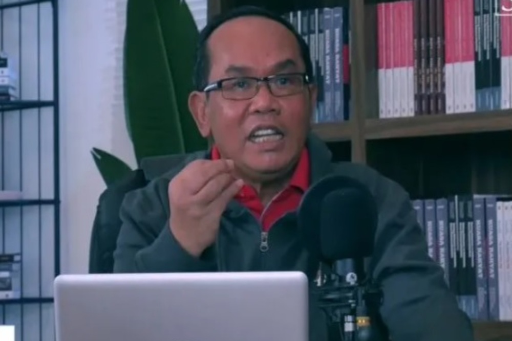 Pendiri Saiful Mujani Research and Consulting (SMRC) Saiful Mujani pada program Bedah Politik bersama Saiful Mujani episode 