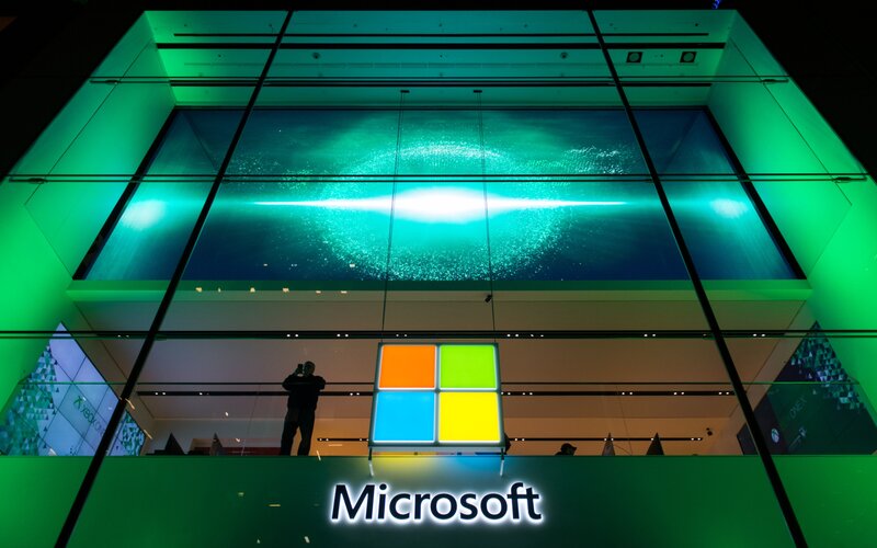 Logo Microsoft -  Bloomberg