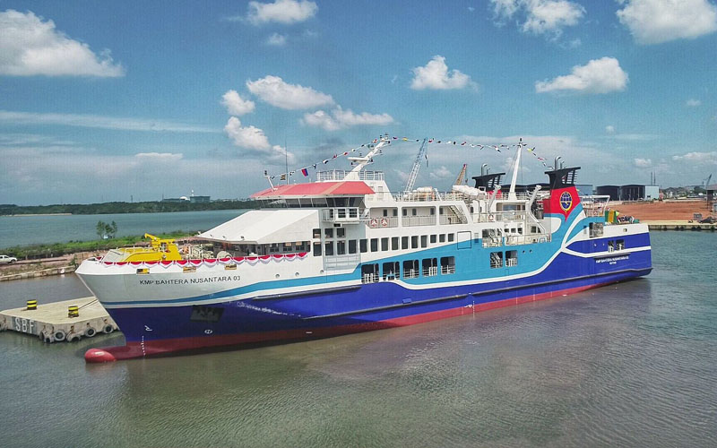 ementerian Perhubungan (Kemenhub) meresmikan kapal penyeberangan penumpang KMP Bahtera Nusantara 03. -  Dok. Kemenhub