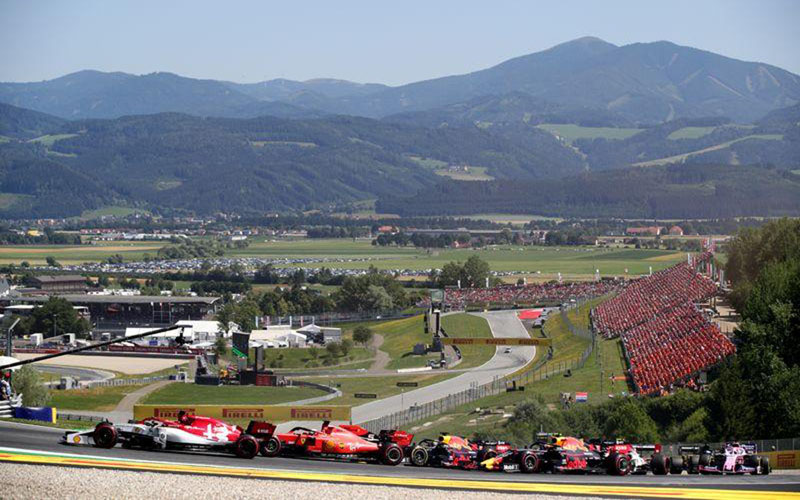 Sirkuit Red Bull Ring di Spielberg, Austria, saat gelaran F1 Juni 2019. - Reuters