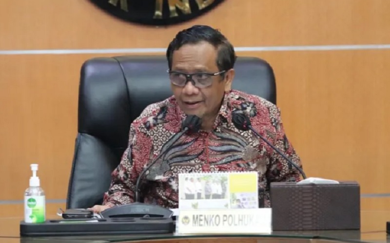 Menteri Koordinator Bidang Politik, Hukum dan Keamanan Mahfud MD mengatakan bahwa Presiden Joko Widodo atau Jokowi akan melantik anggota KPU dan Bawaslu terpilih pada Selasa (12/4/2022). - Youtube